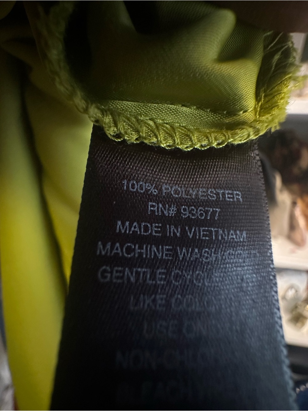 Worthington Lime Green Satin Maxi Slip Dress - Picture 8 of 8